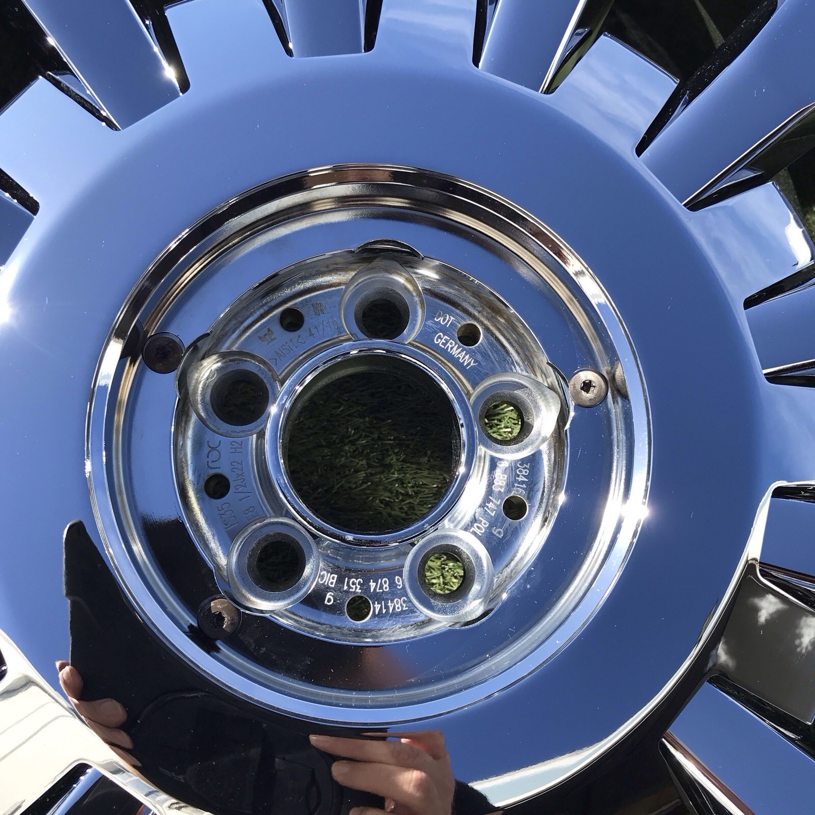 22 BENTLEY CHROME PHANTOM RIMS OEM FACTORY RIMS VIII GENUINE NEW