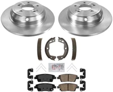 Rear Disc Brake Rotors Brake Ceramic Disc Pad For Genesis G80 3.8 5.0 2018-2020