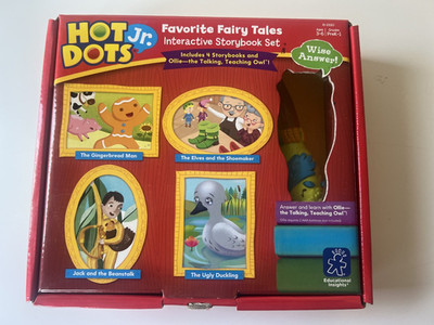 NEW Hot Dots Jr. Favorite Fairy Tales Interactive Storybook Set Owl Pen