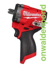 GENUINE MILWAUKEE M12 2563P-20 FUEL STUBBY 1/2" IMPACT WRENCH TOOL W PIN DETENT