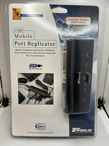TARGUS USB MOBILE PORT REPLICATOR PA072E Euro Plug New