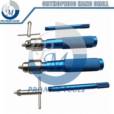 Orthopedic Hand Drill With Chuck & Key 16cm 2pcs Orthopedic Veterinary Surgery