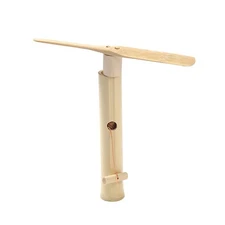 3 Pcs Flying Helicopter Disc Pull String Toy Bamboo Dragonfly Toys