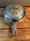 Griswold Cast Iron #8 Chicken Pan Erie P.A. 777 With Lid 1098B Self Basting Lid
