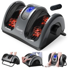 Shiatsu Foot Massager with Heat, FSA Eligible HSA Foot Massager for Plantar F...