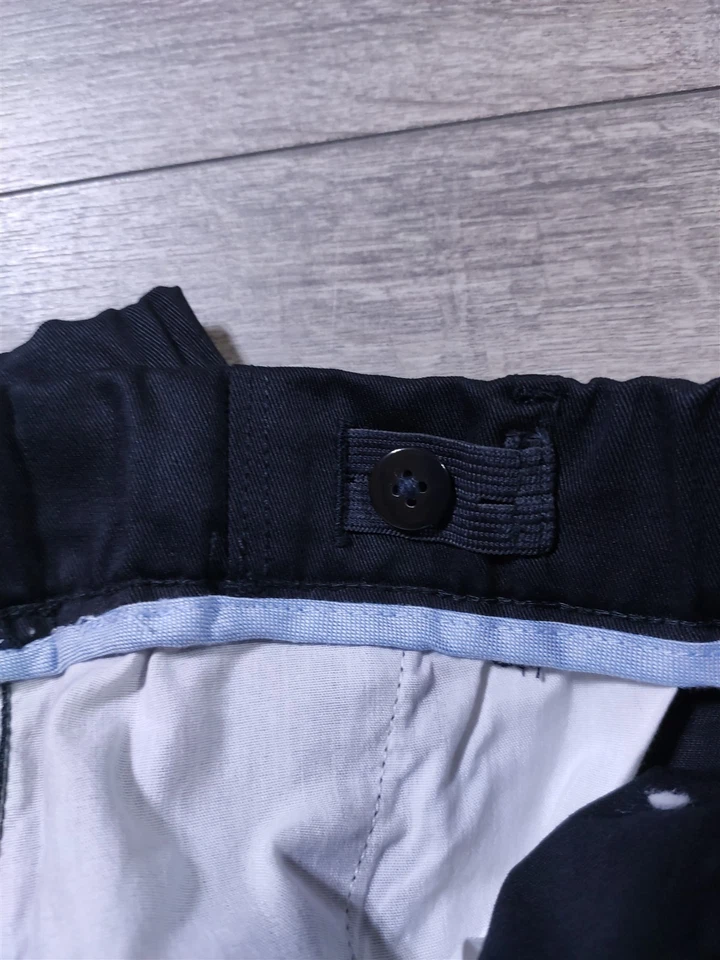 Pantalones Lands End Niños Talla 20 Negro Uniforme Escolar 36" Entrepierna Cintura Ajustable Foto 4 de 4