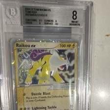 Raikou ex EX Holo Ultra Rare Ex Team Magma vs Team Aqua 92/95 BGS 8 2004 on eBay