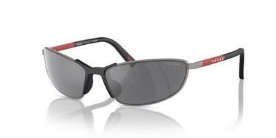 NEW Prada Linea Rossa 55ZS Sunglasses 5AV07G Grey 100% AUTHENTIC