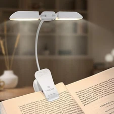 14 LED Rechargeable Book Light for Reading at Night, Eye-Care Reading Light f...