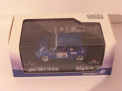 PEUGEOT 106 S 16 Groupe A O.Marty-Daniel ELENA Rallye du Var 1998 - Photo 1/4
