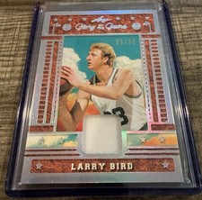 2025 Leaf Glory of the Game Larry Bird Game Used Relic /30 GU-3B Celtics