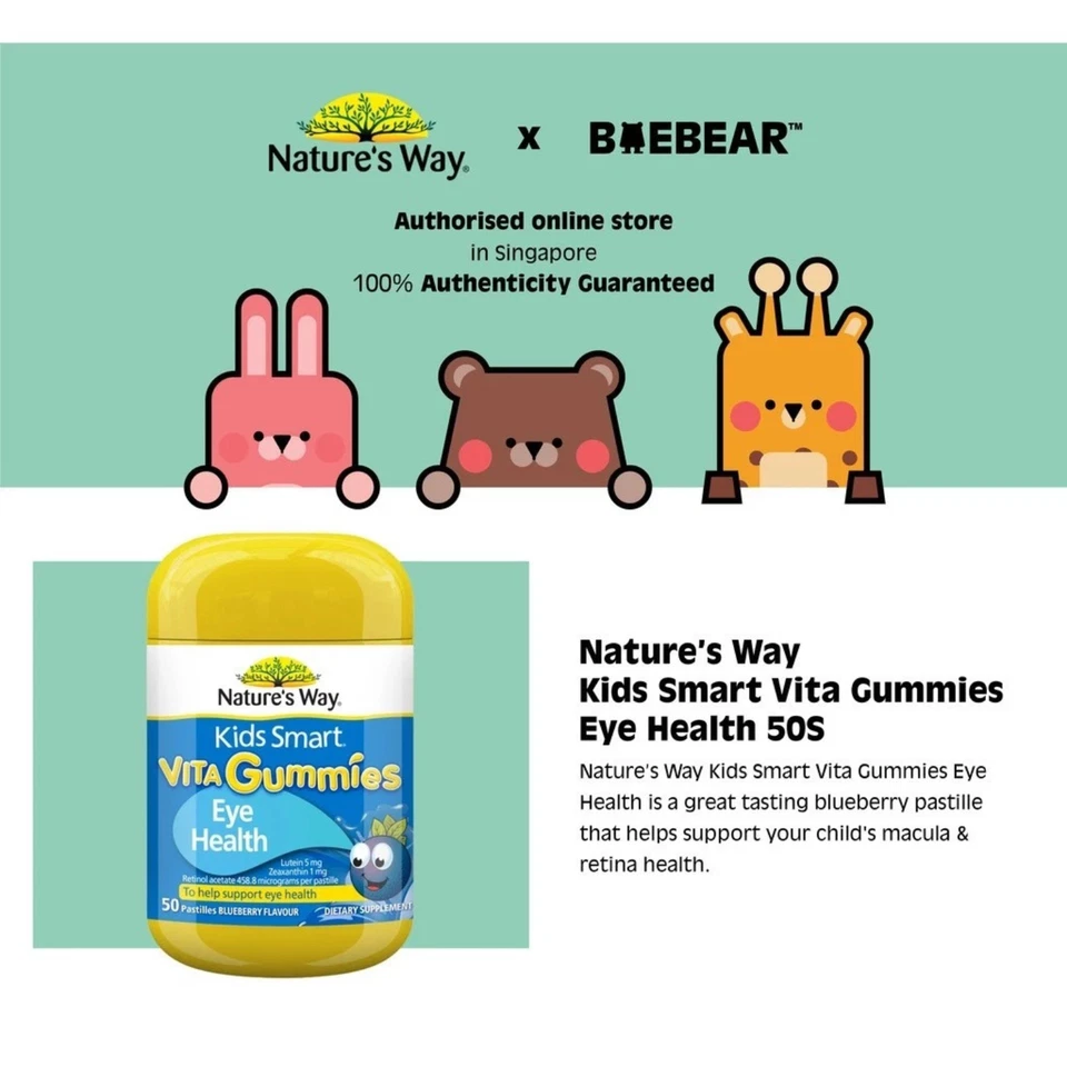 Nature’s Way Kids A+ VitaGummies luz azul con luteína, gomitas Vit A años 30 Foto 3 de 4