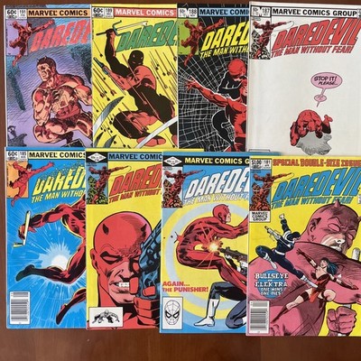 Daredevil #181, 183, 184, 185, 187, 188, 189, 191. All VF Or Better. C Pix-notes