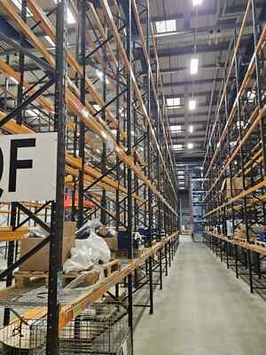 100s Bays of Pallet Racking 2 - 6m High x 900mm 2.7m beams 2500kg per ...