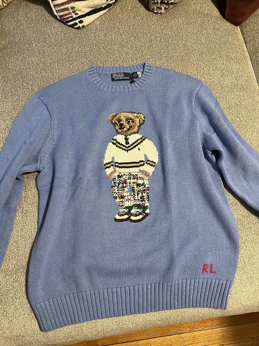 POLO RALPH LAUREN bear ニット M Polo Ralph Lauren Polo Bear Knit Sweater Beige Size XXL | eBay