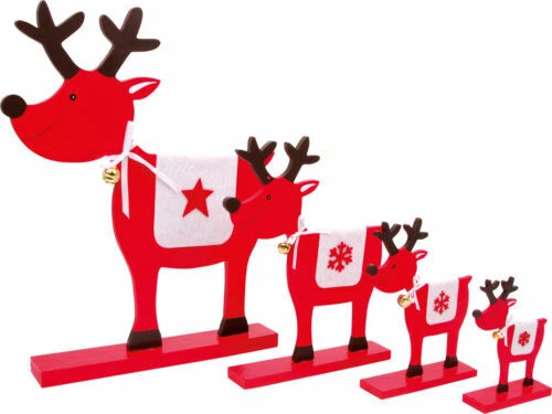Jahreszeitliche Deko-Rentiere