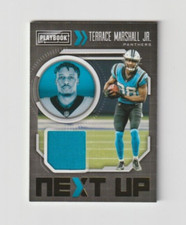 2021 Panini Playbook NEXT UP JERSEYS # NXT-TMA Terrace Marshall Jr PANTHERS