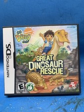 Vintage Nintendo DS Game Go Diego Go Great Dinosaur Rescue In Box