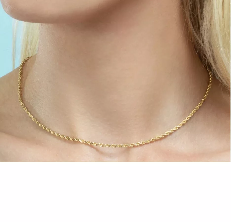 Best Travel Necklace Jewelry Gift | Best Gold Chunky Chain Necklace for Travel, Stylish, Tarnish-resistant, Hypoallergenic, Water-proof, 18K Gold