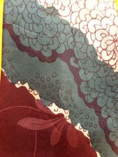 1940s 1950s ANTIQUE VINTAGE RETRO  PILGRIM MENS TIE BROWN GREEN ABSTRACT  49"