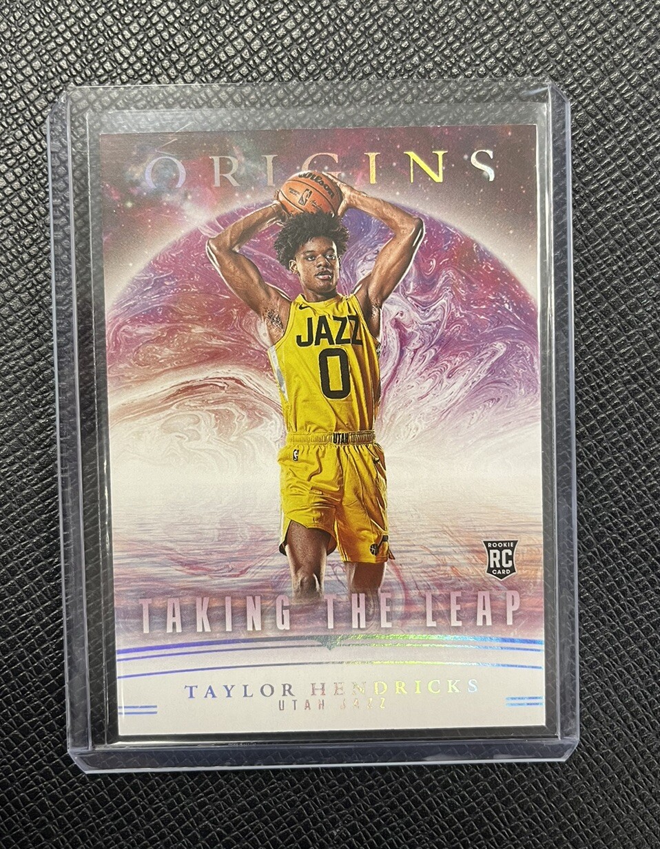 Taylor Hendricks 2023-24 Panini Origins Taking the Leap RC #16 Insert Jazz MINT