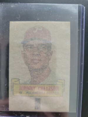 1966 Topps Rub Offs Johnny Callison Baseball Card Very nice see pictures 