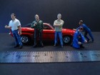 1:64 Scale figure set VIP mechanics & bossman blue set - CAR IS NOT included.