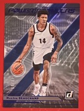 2022 Chronicles Draft Picks Donruss Power Formulas Blue /99 MarJon Beauchamp RC