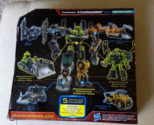 Transformers Power Core Combiners Steamhammer w/Constructicons Figure NEW - Picture 2 of 2