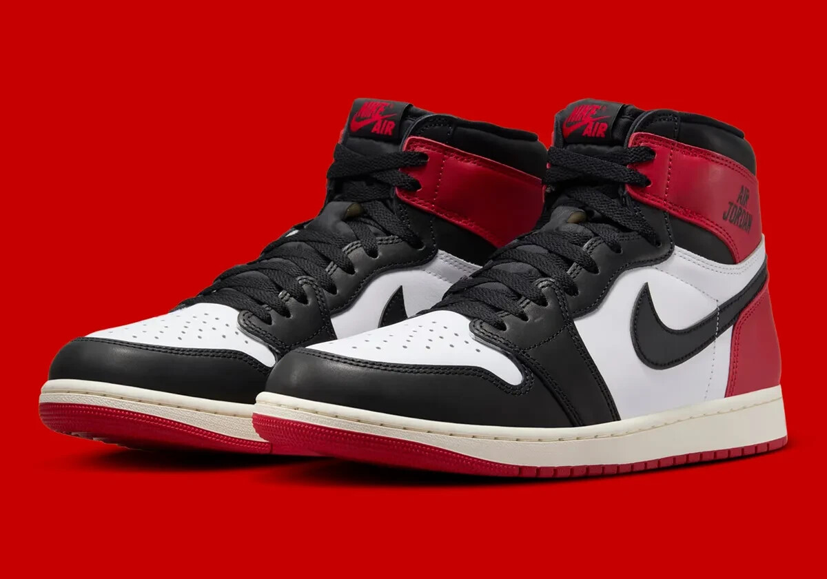 Nike Air Jordan 1 High OG Black Toe Reimagined DZ5485-106 Men’s Shoes NEW