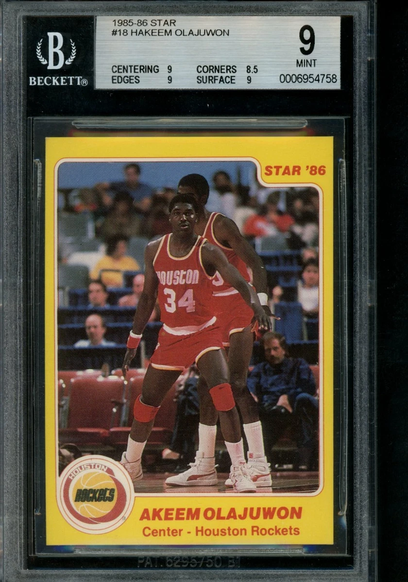 Hakeem Olajuwon Beckett Grading Services (BGS) Basketball Rookie