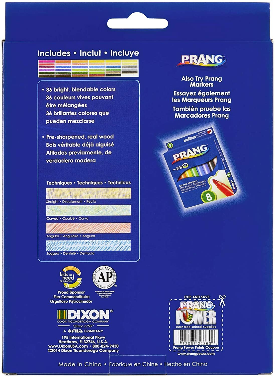 Prang Thick Core Colored Pencil Set, 3.3 Millimeter Cores, 7 Inch