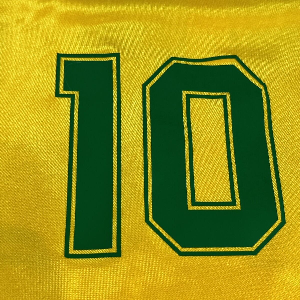 Topper Brazilian National Soccer Team Jersey Yellow #10 Topper Brazilian National Soccer Team Jersey Yellow #10