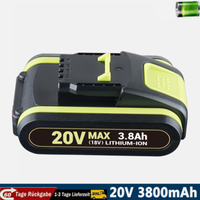 3,8AH FüR Worx Akku 20V Li-Ion WA3553 WA3551.1 WA3553.1,WA3572 WX386 Power Tools