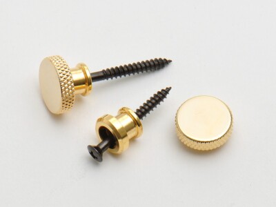 Kluson Multi Lock 2 Endpins / Gurtpins Gold vintage sicherer Halt