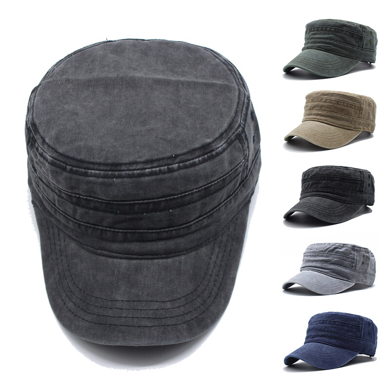Berretto Militare Uomo Vintage – Cappello Army In Cotone 100%, Morbido E Traspirante, Visiera Pre-curvata, Chiusura Regolabile In Metallo, Per Pesca, Trekking E Uso Quotidiano