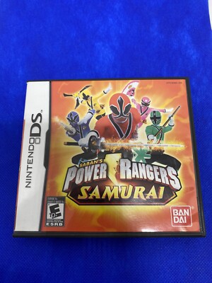 POWER RANGERS SAMURAI Nintendo DS 2011 Game Tested Working With  Manual 722674700351|