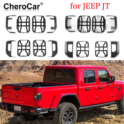 Taillight Guards Cover Rear Tailgate Light Protector For Jeep Gladiator JT 2020+