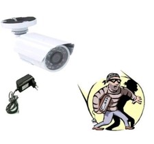 Telecamera videosorveglianza analogica CCTV infrarossi IR colori esterno 2000TVL