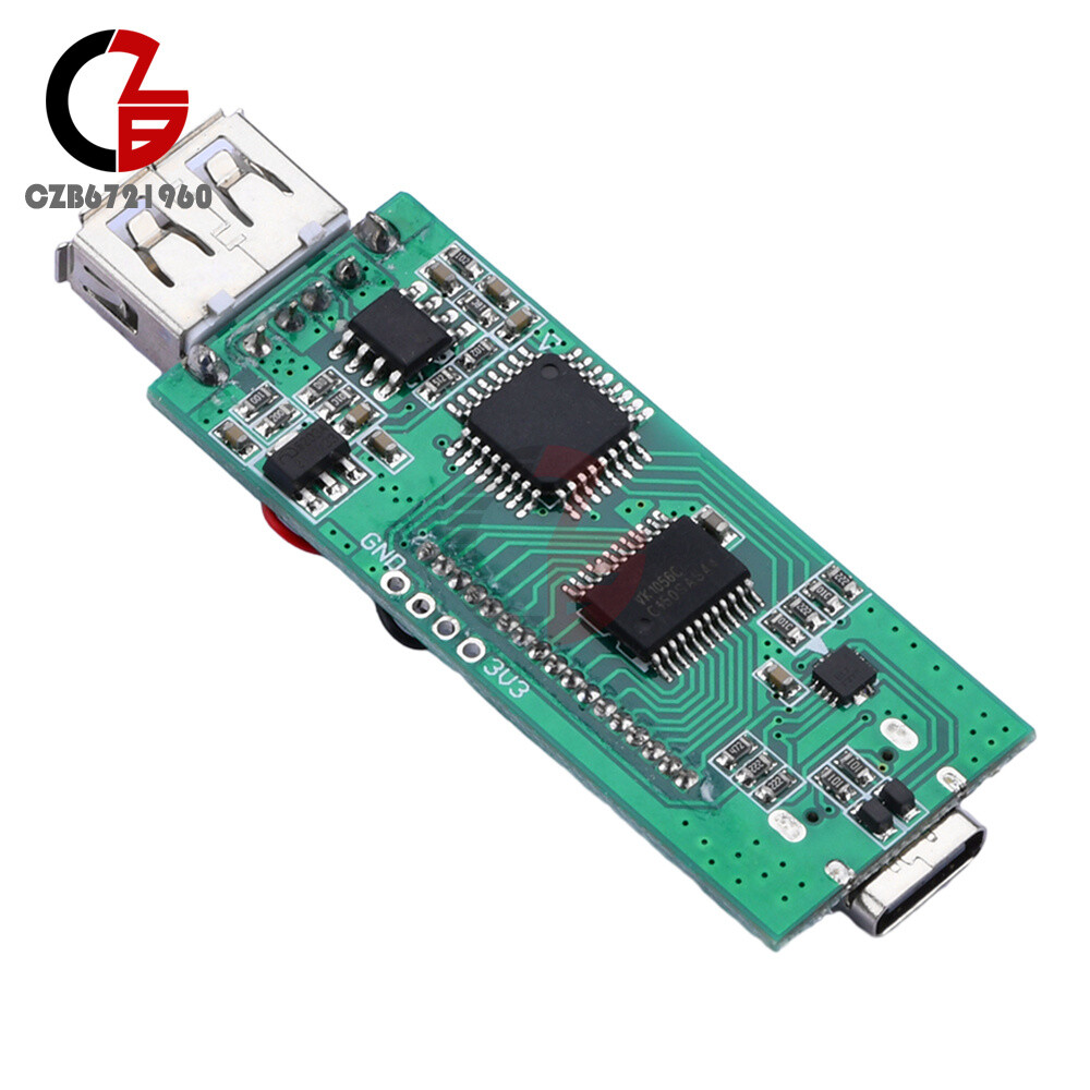 Type-C PD Fast Charging Protocol Decoy Trigger Module Aging Test Board with LCD