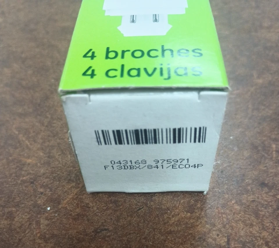  GE 97597 F13DBX/841/ECO4P 13-Watt 4-Pin Dble Biax Compact Fluorescent G24Q-1 - Image 4 of 4