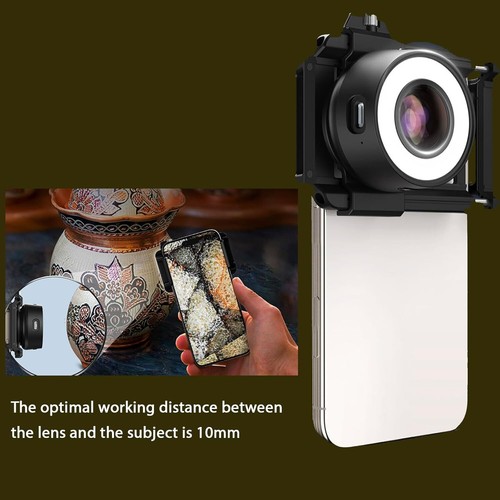 Jewelers Loupe Magnifier, 120X Magnifying Glasses, Mini Phone Microscope Lens - Picture 8 of 9