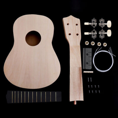 DIY Ukulele Kit Soprano 21'' For Kids & Beginner DIY Make Your Own Hawaii Guitar