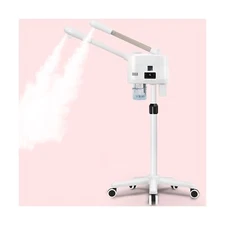 Professional Facial Steamer, 2 in 1 Facial Steamer with Hot&Cold Nozzle, Esth...