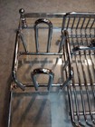 Vintage Silverware Caddy Buffet Silver Clear Acrylic Base Oneida Rogers FREE SHP — photo 4