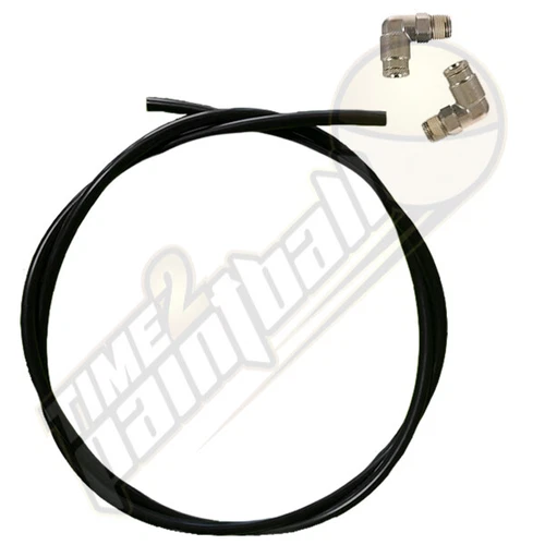 T2PB Macroline Hose Kit 24" Uncut With 2 Macro 90 Swivel Fittings - 2 ft. Feet