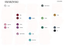 24pc Genuine Swarovski 1088/1028 Xilion Round Stone Crystal Chatons Choose Type