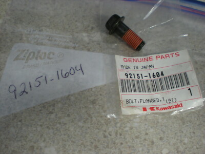 NOS OEM Kawasaki Flanged Bolt 10X25 2000 ZX900-E1 Ninja ZX-9R