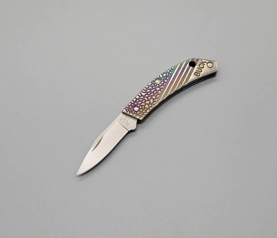 BUCK KNIFE TITANIUM ( チタングリップ ) BUCK Knife TITANIUM HANDLE