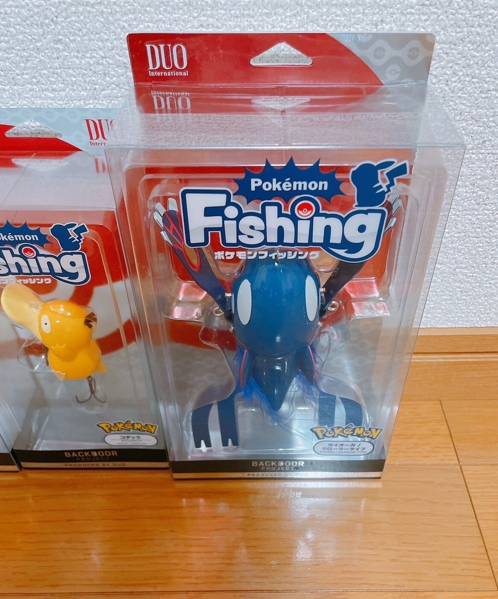 Pokemon Fishing Lure Set - 3 types of Pikachu & Kyogre & Psyduck